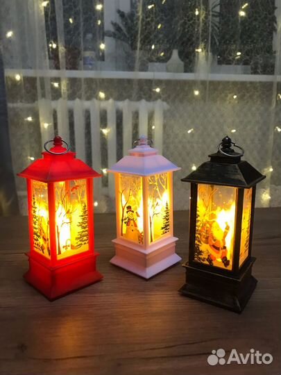 Светильник новогодний настольный