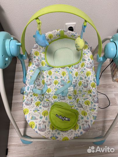 Электронные качели для новорожденных