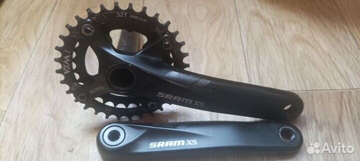 Шатуны sram X.5 GXP 175 мм 32T/22T 104BSD