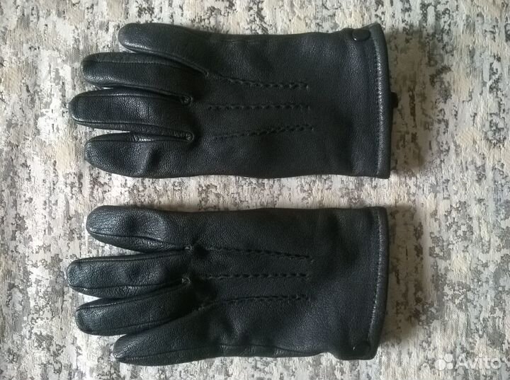 Перчатки мужские нат.кожа