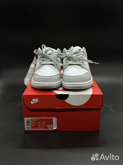 Nike Dunk Low grey fog оригинал