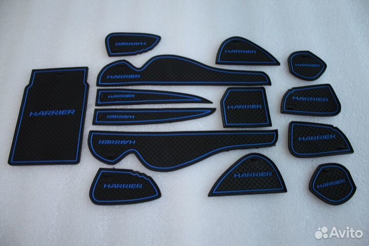 Коврики в ниши и кармашки Harrier 60, синяя оконто