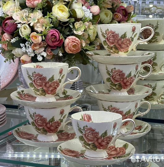 Чайный сервиз корейская Роза
