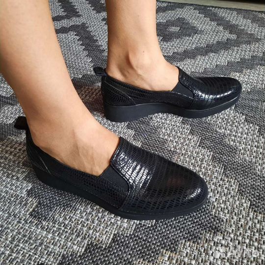 Слипоны женские натуральные