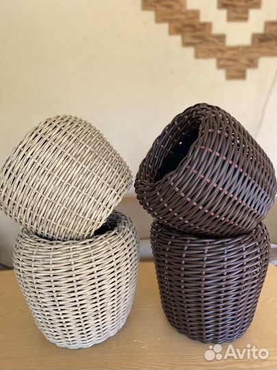 Корзина из ротанга