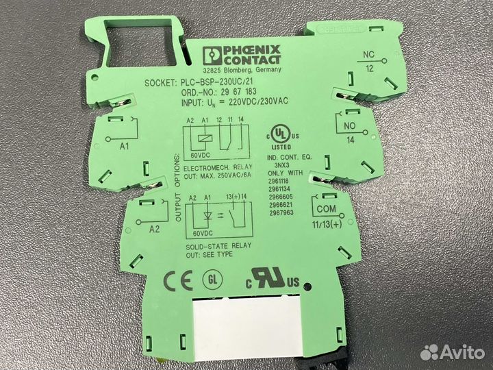 Phoenix contact 2966537 PLC-RSP-230UC новый, 15 шт