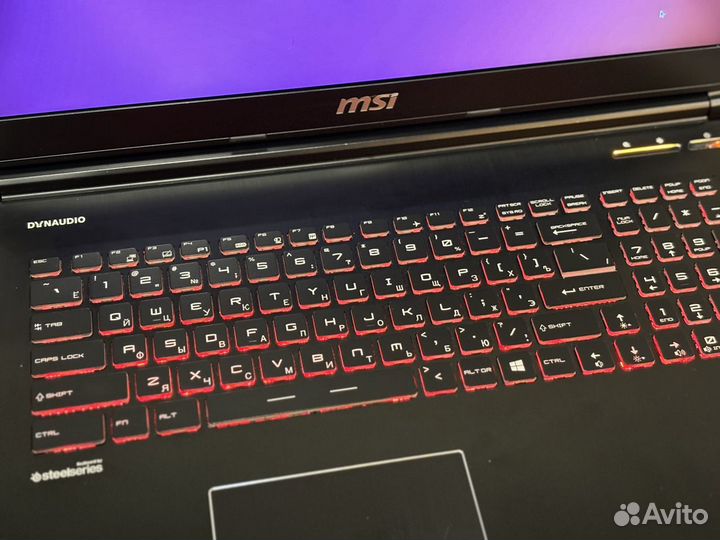 Игровой MSI GE72MVR Core i7-7700 gtx1070