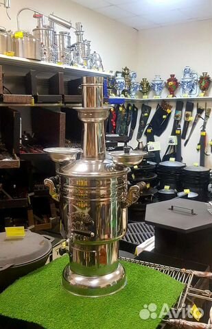 Самовар Турецкий на дровах Sozenler 6л