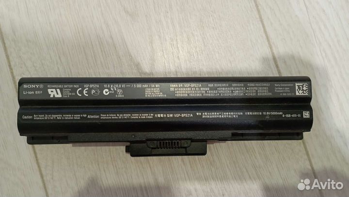 Аккумулятор для ноутбука sony