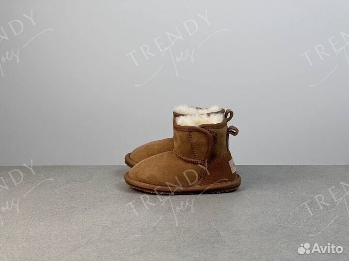 Угги mid кофейные детские UGG