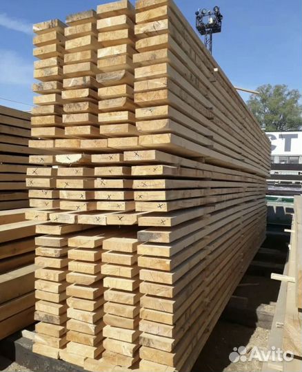 Доска обрезная 25х100х6000мм