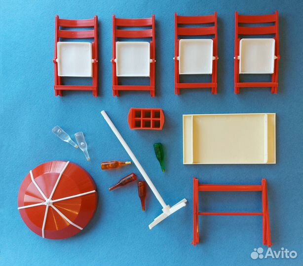 Кукольная мебель ГДР / Германия новая в коробке