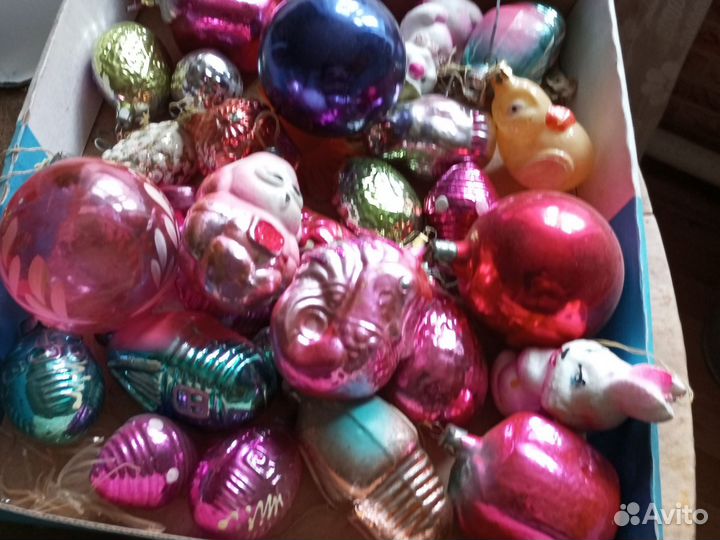 Елочные игрушки СССР