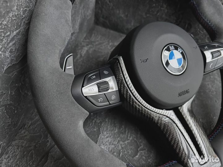 Рули BMW F серии. Строчка, подогрев, карбон Арт В138406920