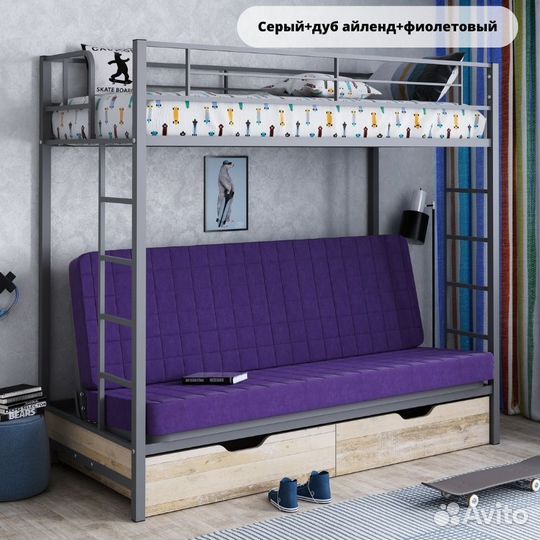 Кровать с ящиками