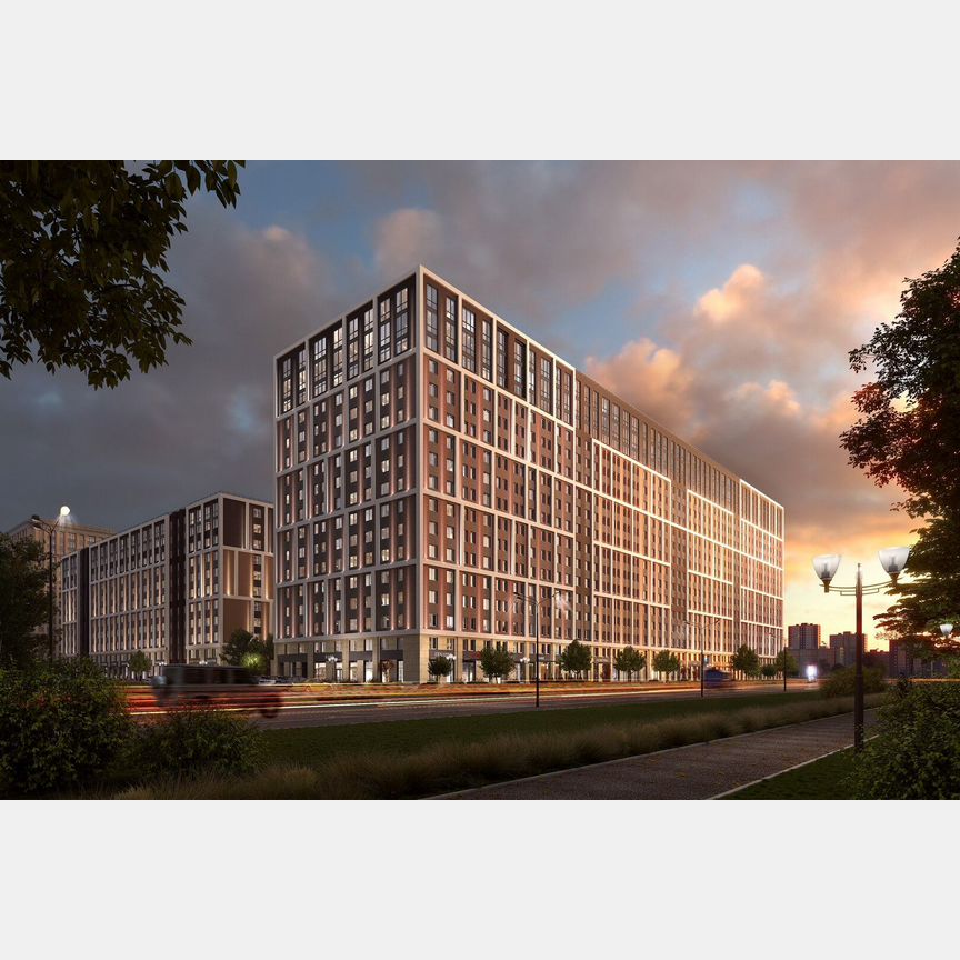 Апартаменты-студия, 23,6 м², 13/17 эт.