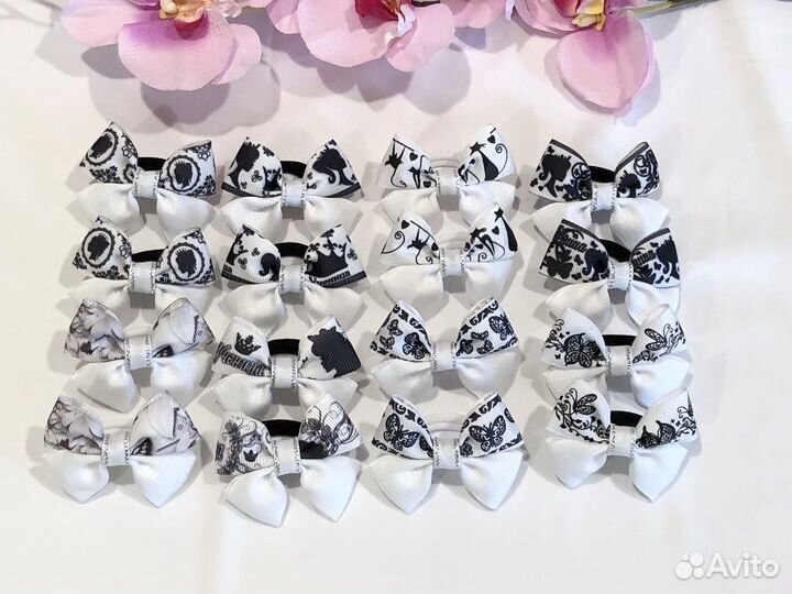 Школьные бантики ручной работы