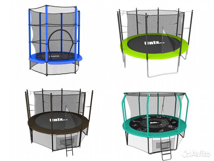 Батут 8 ft / 10 ft / 12 ft / 14 ft / 16 ft