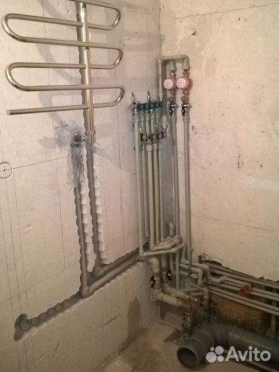 Разводка замена труб - Реутов