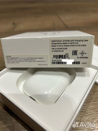 Наушники apple airpods 1