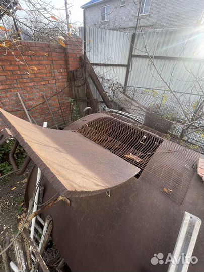 Бочка- цистерна для воды металлическая