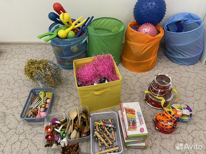 Пособия, музыкальные инструменты для детей