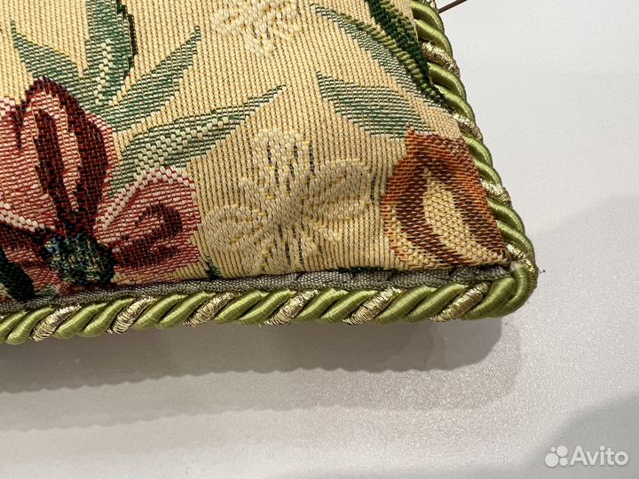 Декоративная подушка 62х37 гобелен ручная работа