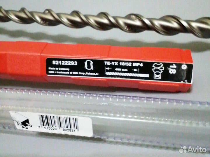 Твёрдосплавный бур hilti