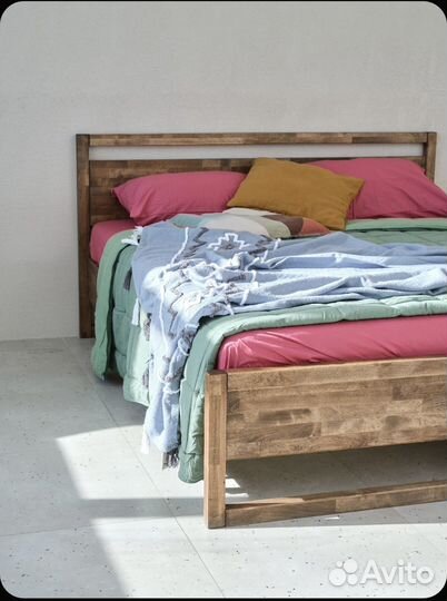 Кровать двуспальная деревянная Next 160х200,э