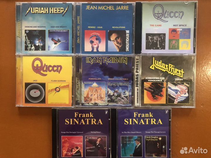 Uriah Heep,Judas Priest,Iron Maiden,Queen - 8 CD
