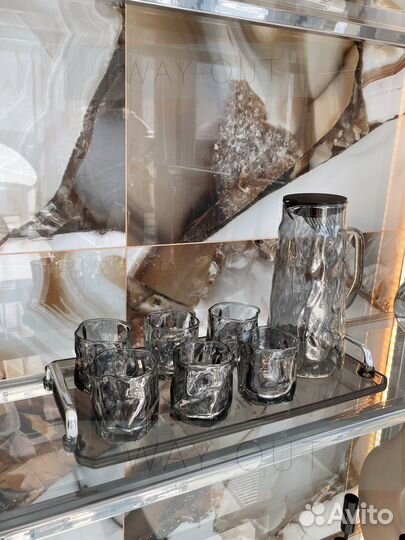 Набор грифин 6 стаканов и поднос