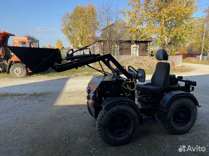 Самодельный мини трактор с куном