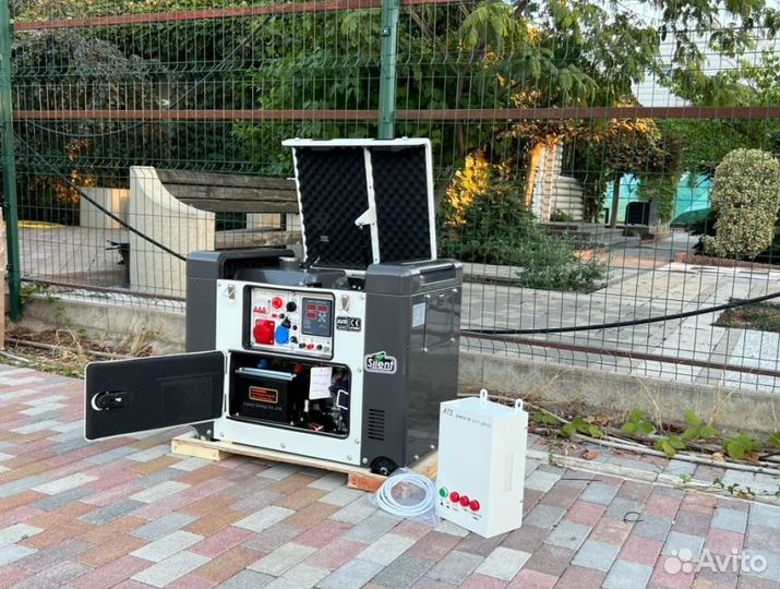 Генератор дизельный 10 кВт G-power трехфазный