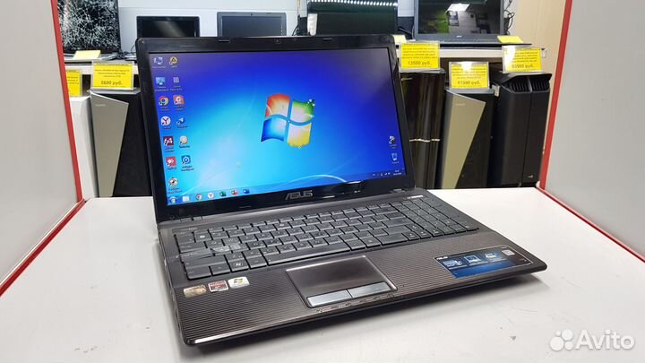 Ноутбук Asus K53TA-SX008RU (A4-3300M, 3Гб, HD6650)