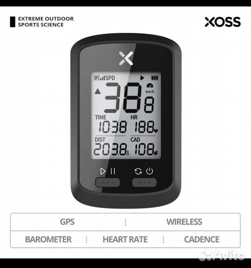 Велокомпьютер Gps Xoss G+