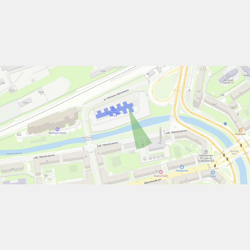 Апартаменты-студия, 23,7 м², 7/13 эт.