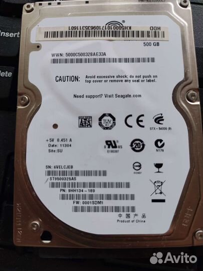 Жесткие диски 320 и 500 SATA 2.5