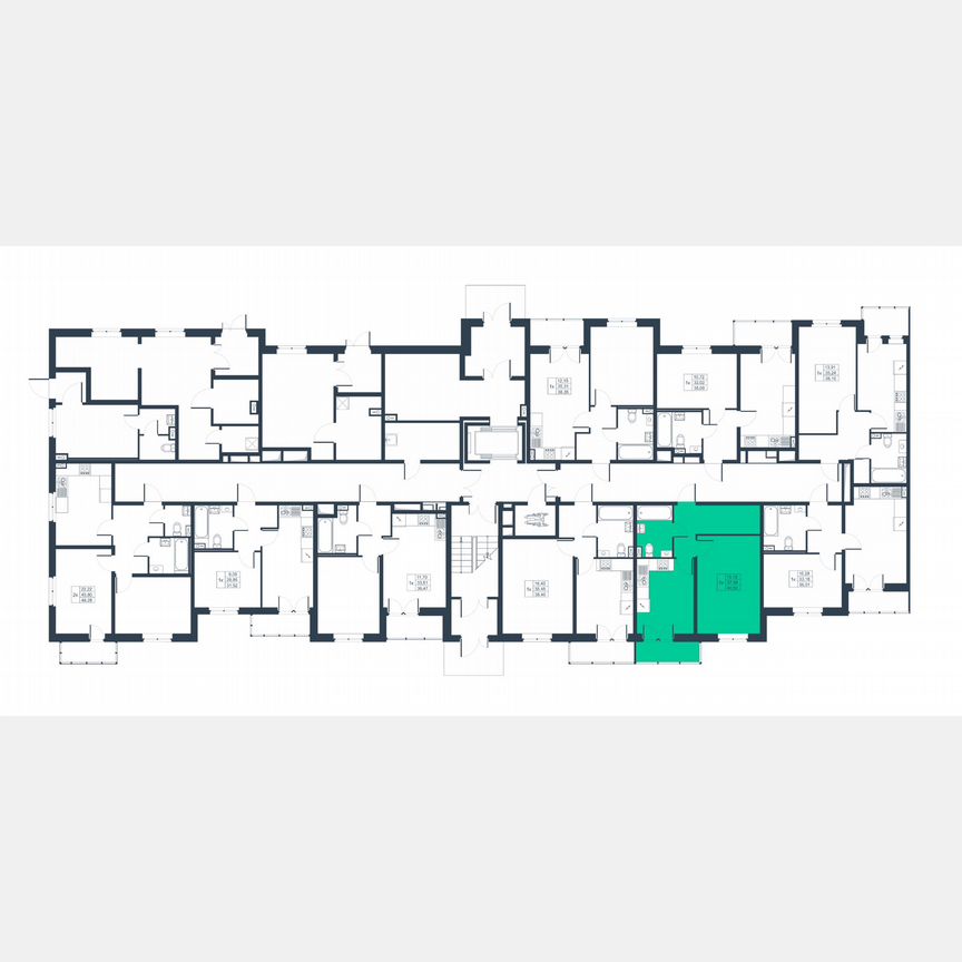 1-к. квартира, 38,5 м², 1/8 эт.