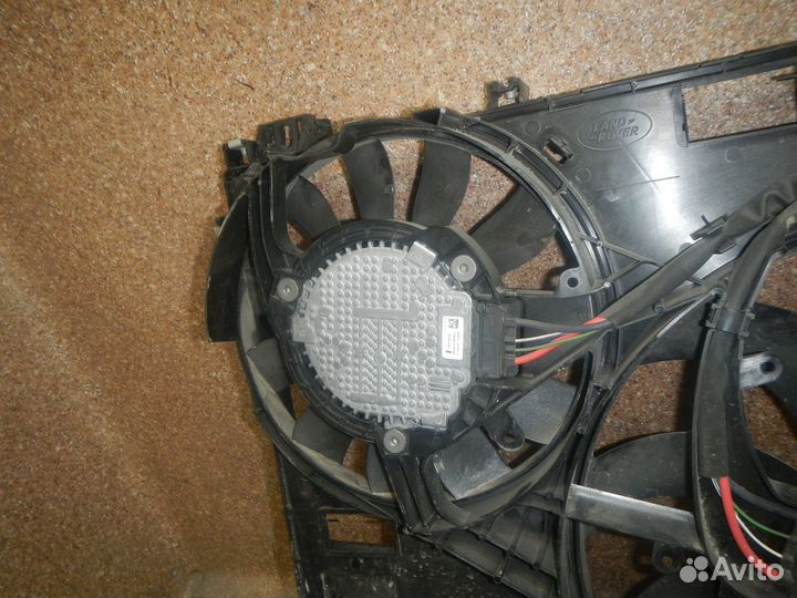 Вентилятор радиатора в сборе с диффузором Land Rover Range Rover