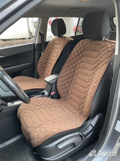 Накидки на сиденья Анаконда коричневые