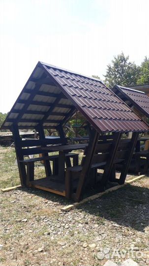 Беседка садовая из дерева