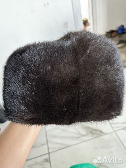 Норковая шапка мужская