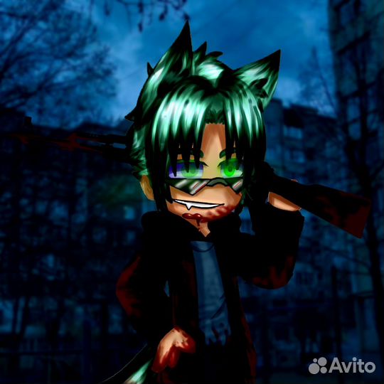 Делаю обработки персонажа gacha-club и т.д