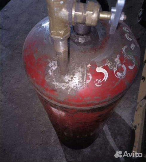 Газовый баллон для слива масла 50л