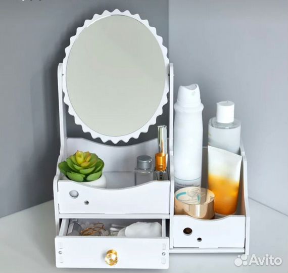 Органайзер для косметики с зеркалом