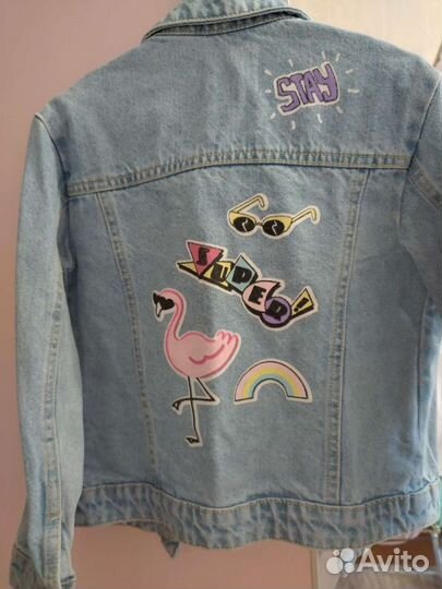Джинсовая куртка для девочки 116
