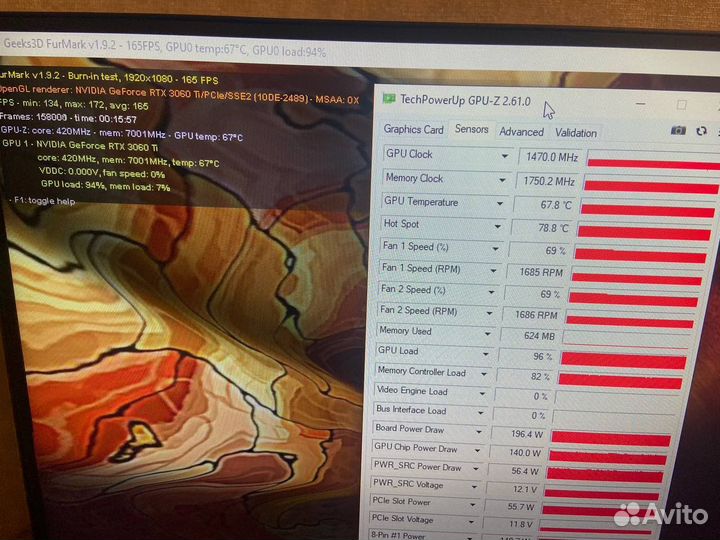 Видеокарта RTX 3060ti