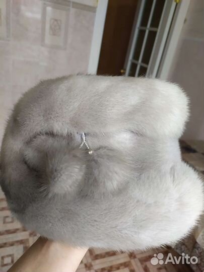 Шапка норковая женская бу