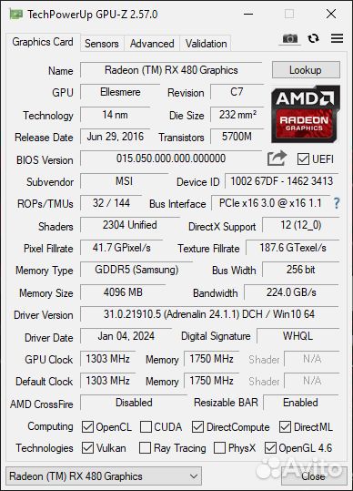 Игровой пк ryzen 3100 rx 480