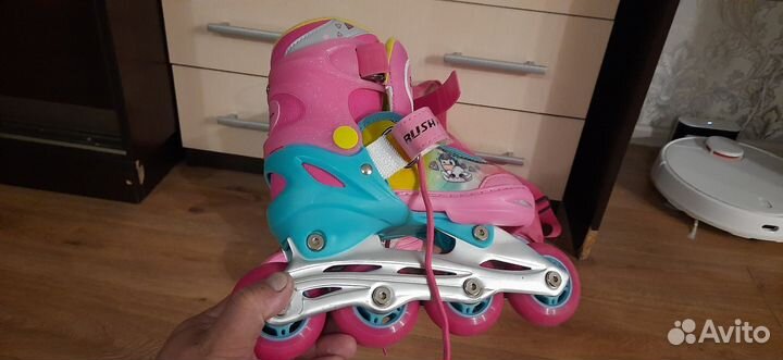 Роликовые коньки детские раздвижные